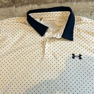 UA Golf Polo - Navy/White